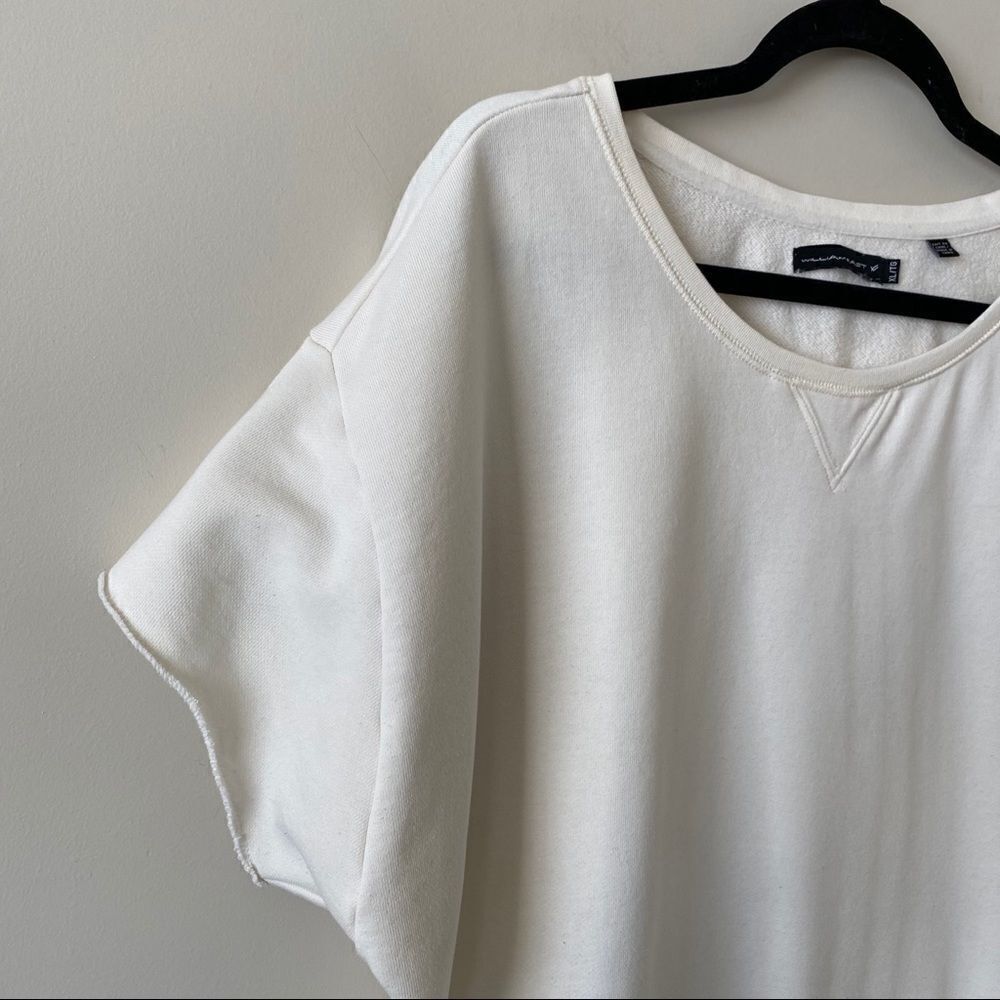 William Rast - Cropped Muscle Raw Hem Pullover - Picture 4 of 7